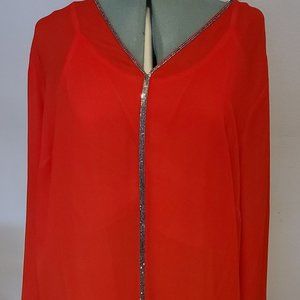 Beautiful Red Dressy Blouse-Size 2X-Never Worn!